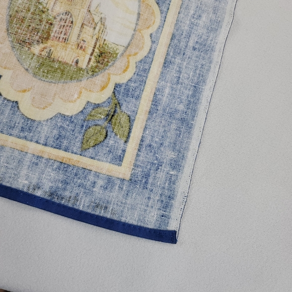 Vtg 1983 Hampshire And Dorset Souvenir Cotton Fabric Panel - Picture 9 of 12